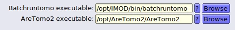 RELION IMOD and AreTomo2